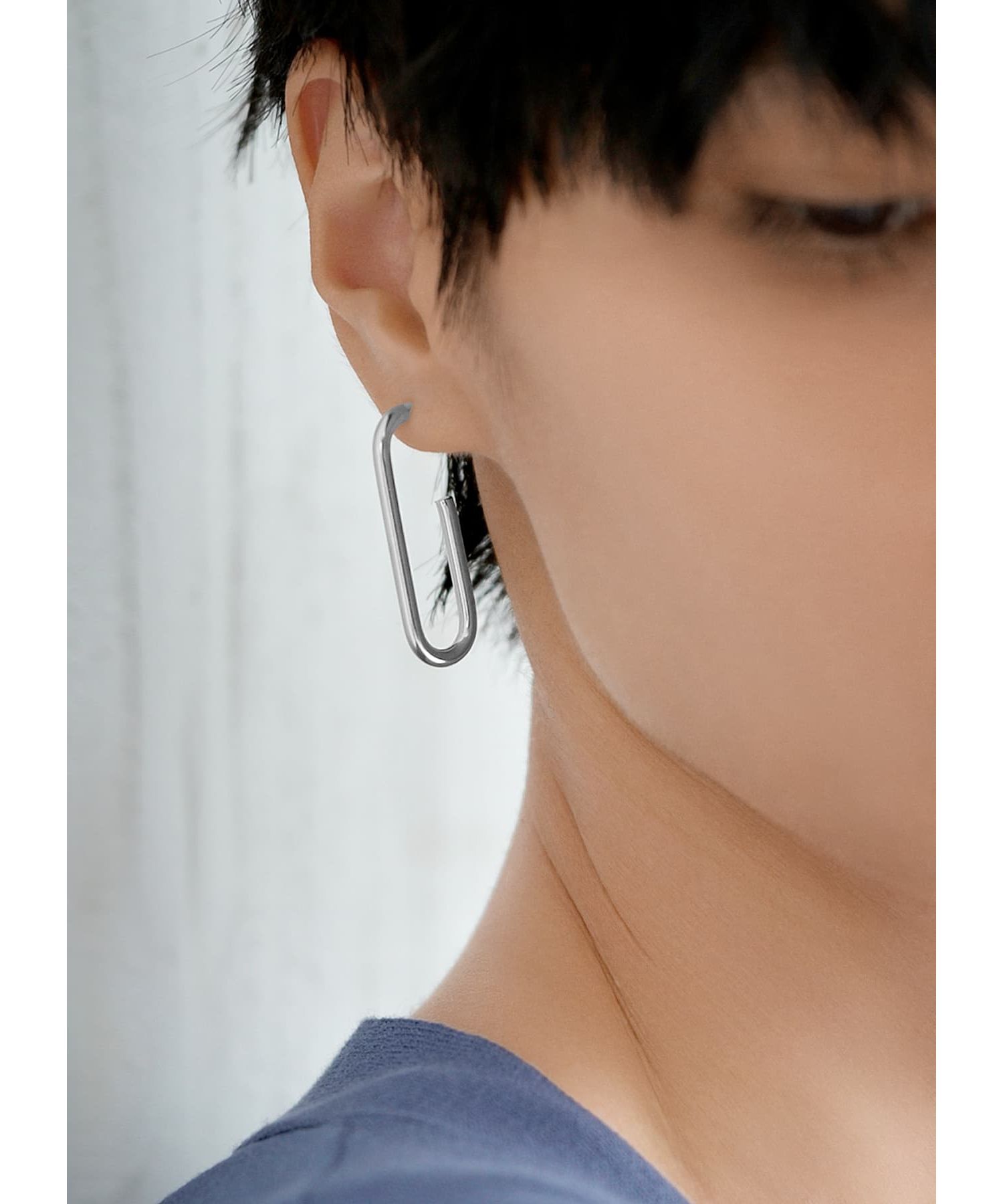 STYLE DELI「【金アレ対策】ロングフープステンレスピアス」|ピアス|