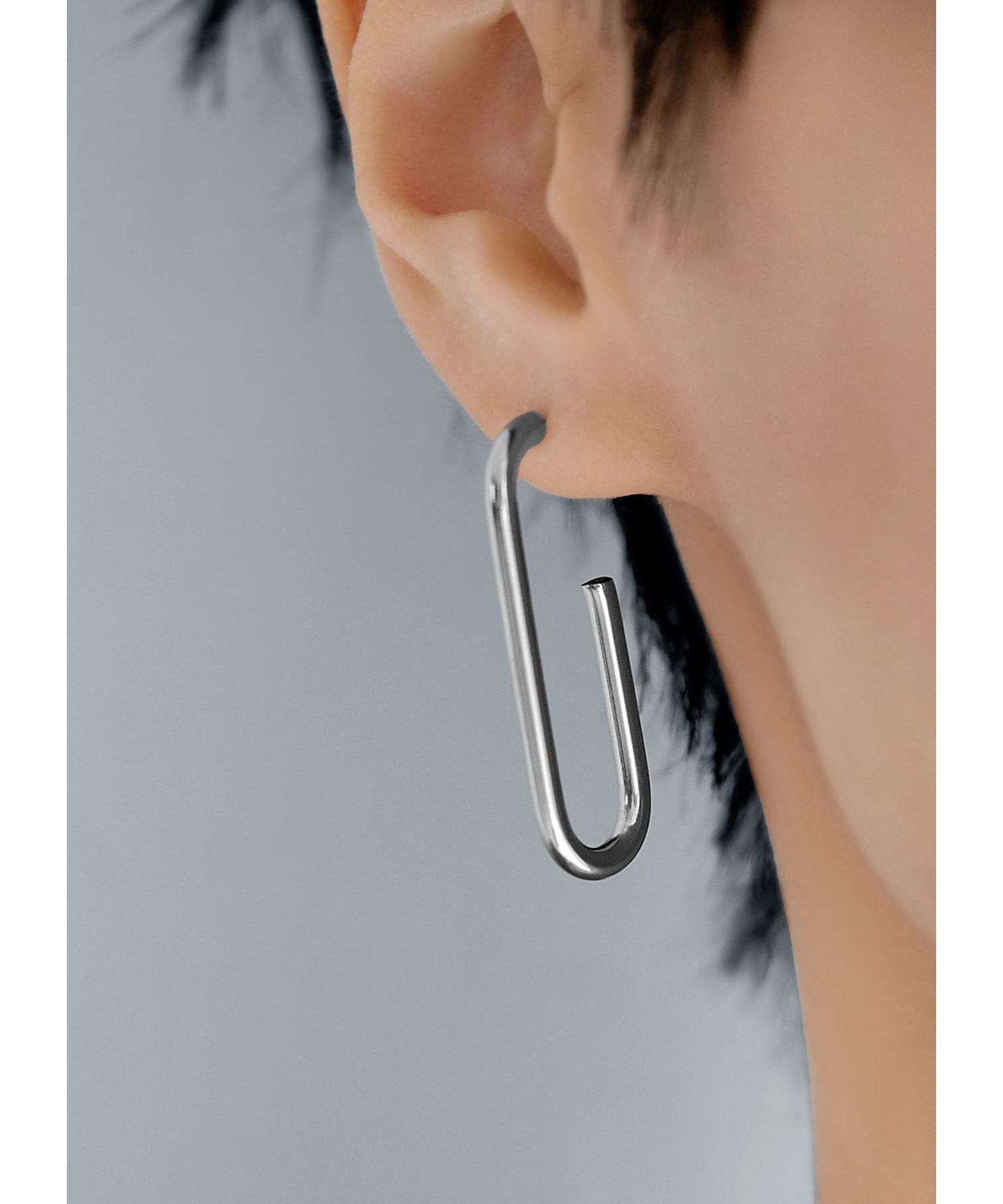 STYLE DELI「【金アレ対策】ロングフープステンレスピアス」|ピアス|