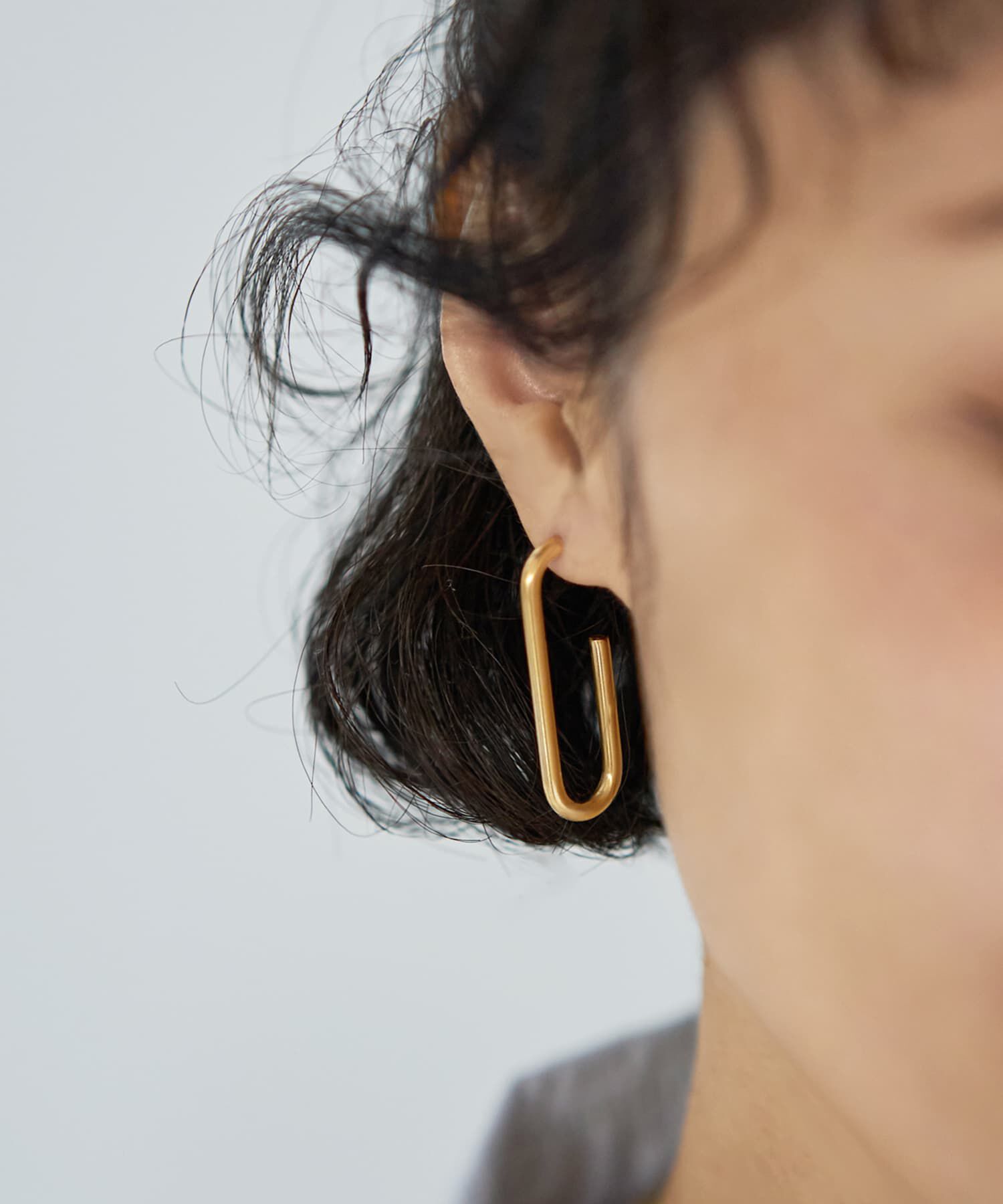 STYLE DELI「【金アレ対策】ロングフープステンレスピアス」|ピアス|ゴールド