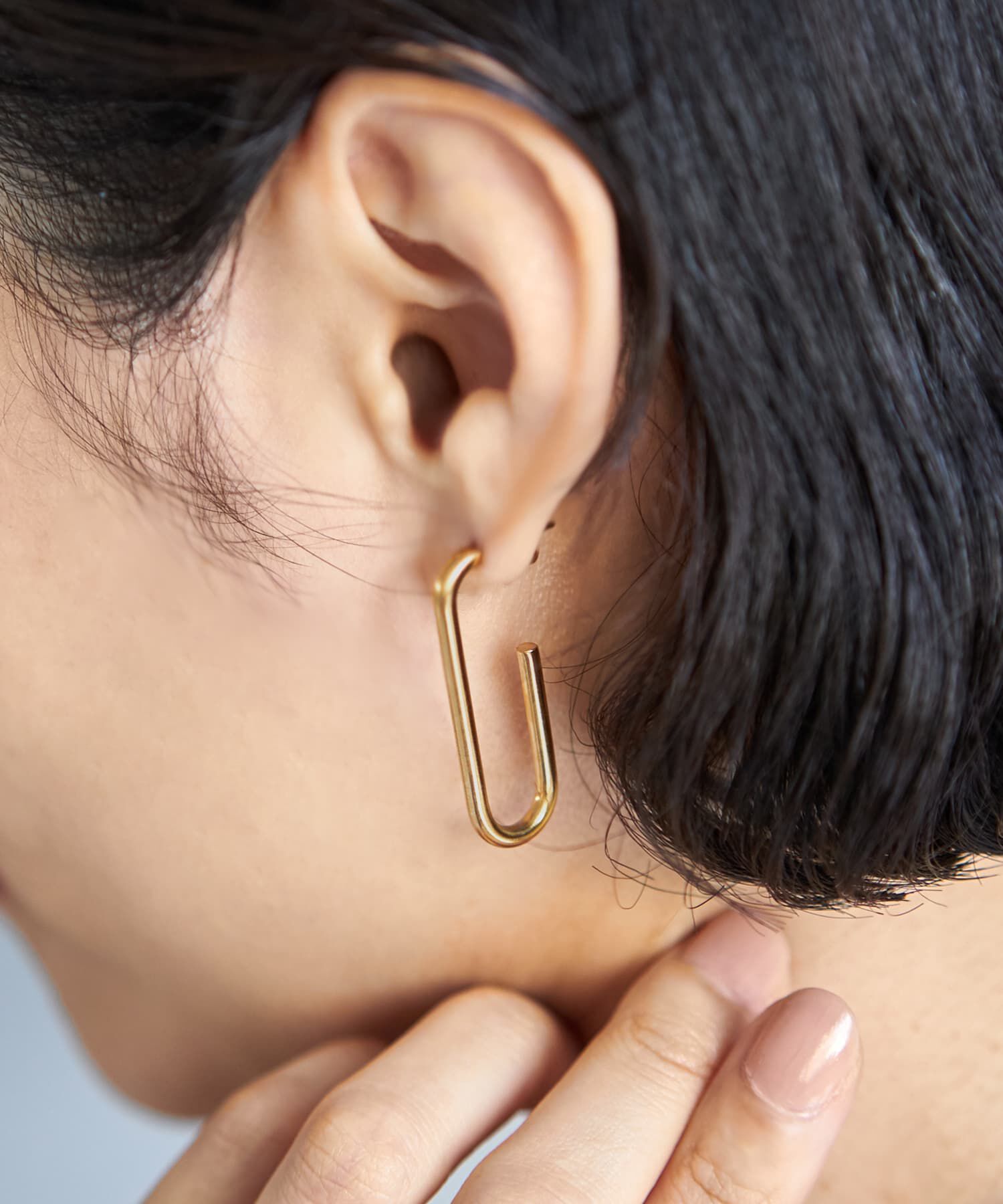 STYLE DELI「【金アレ対策】ロングフープステンレスピアス」|ピアス|