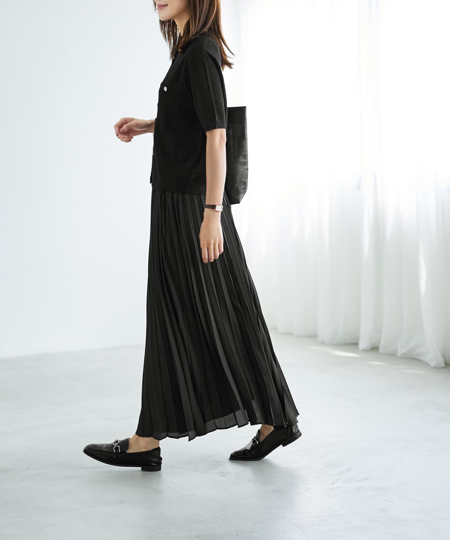 STYLE DELI「表面感のあるノーカラージャケット風カーデtops」|カーディガン|