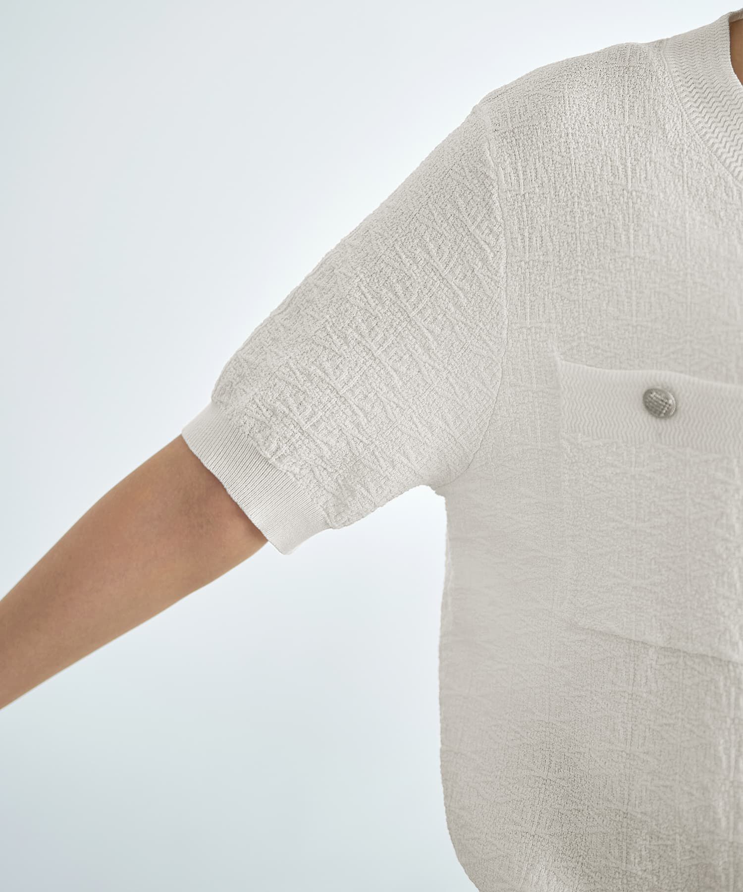 STYLE DELI「表面感のあるノーカラージャケット風カーデtops」|カーディガン|