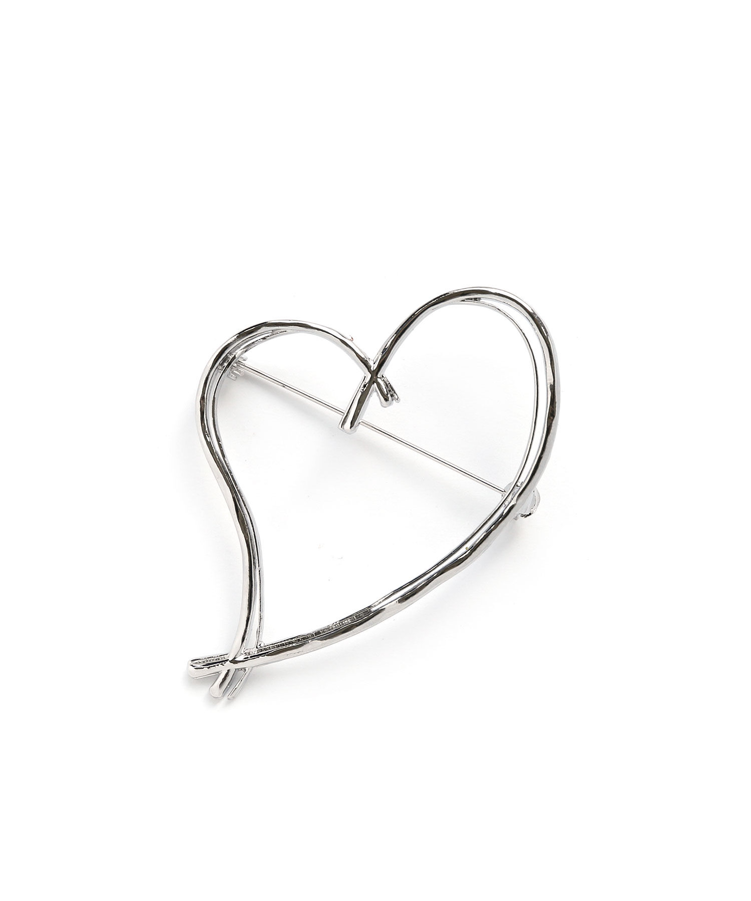 colleca la「手描き風ハートラインブローチ」|ブローチ・コサージュ|