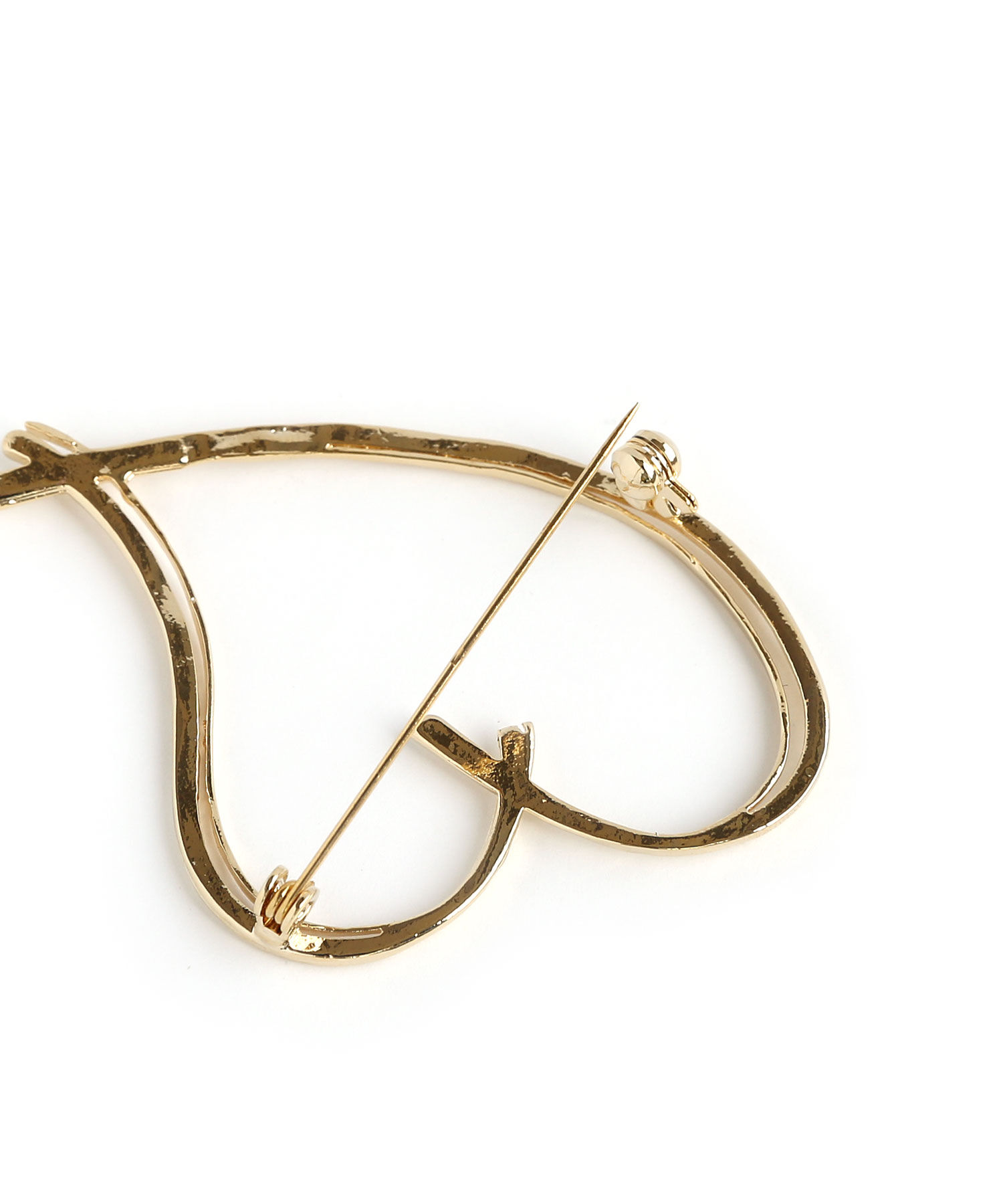 colleca la「手描き風ハートラインブローチ」|ブローチ・コサージュ|