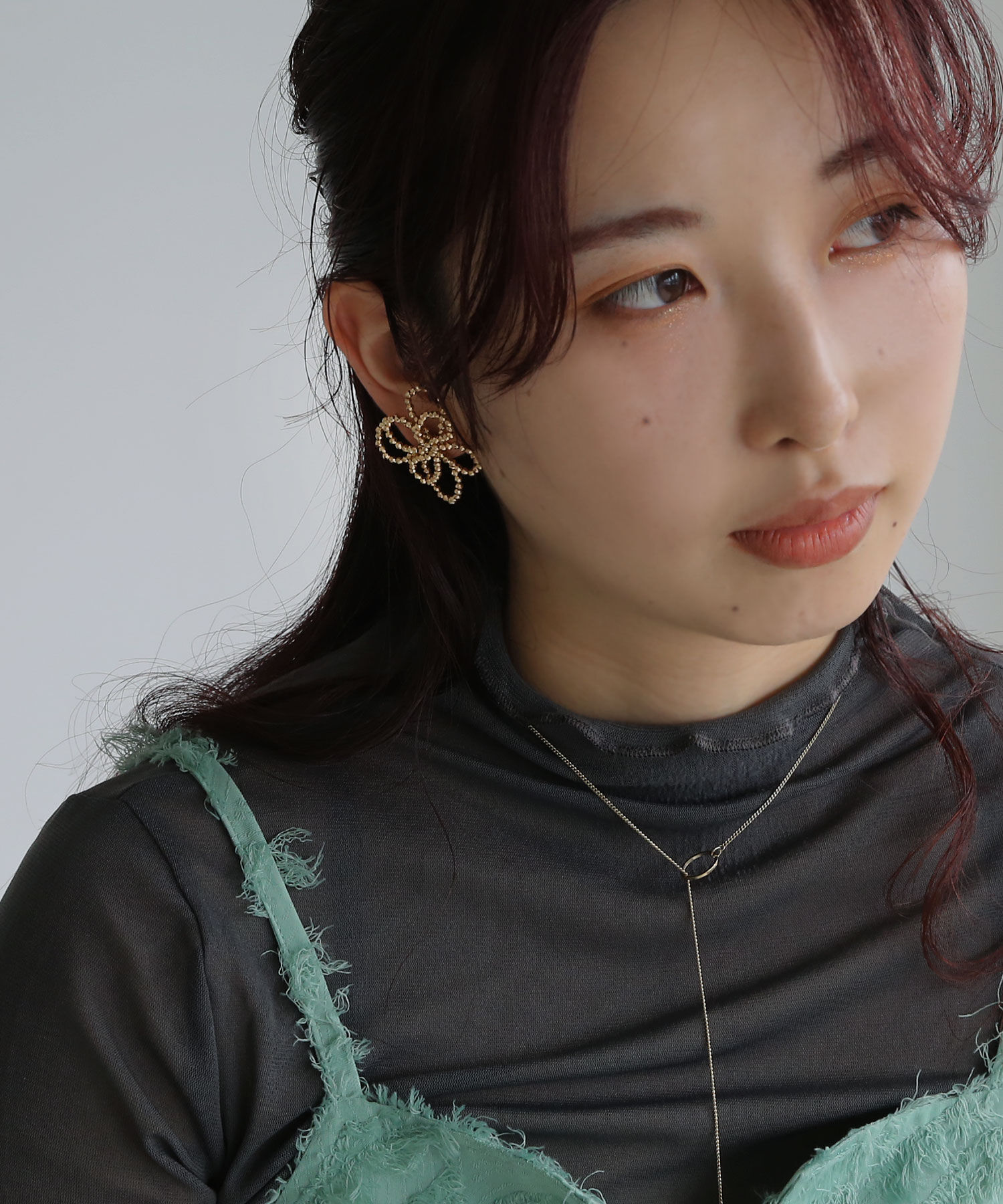 colleca la「ビーズフラワーピアス」|ピアス|