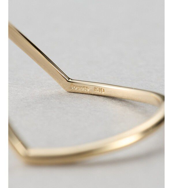 Jouete「[レイヤー] K10YG リング マルチシェイプ」|リング|