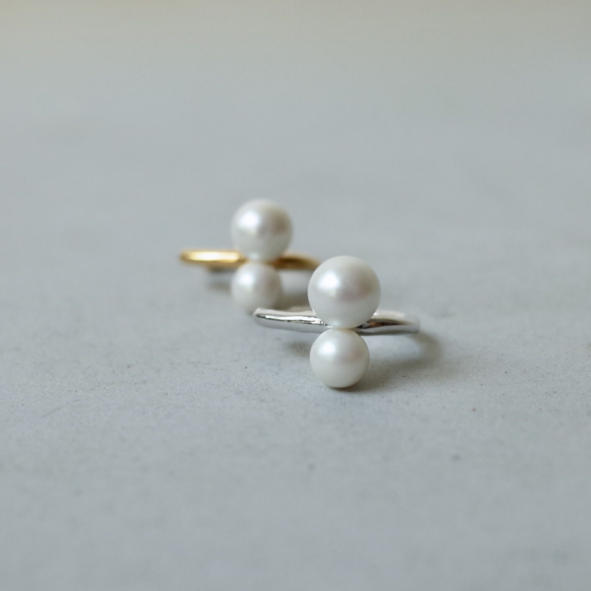 warmth「Vertical Pearl Ear Cuff」|イヤーカフ|