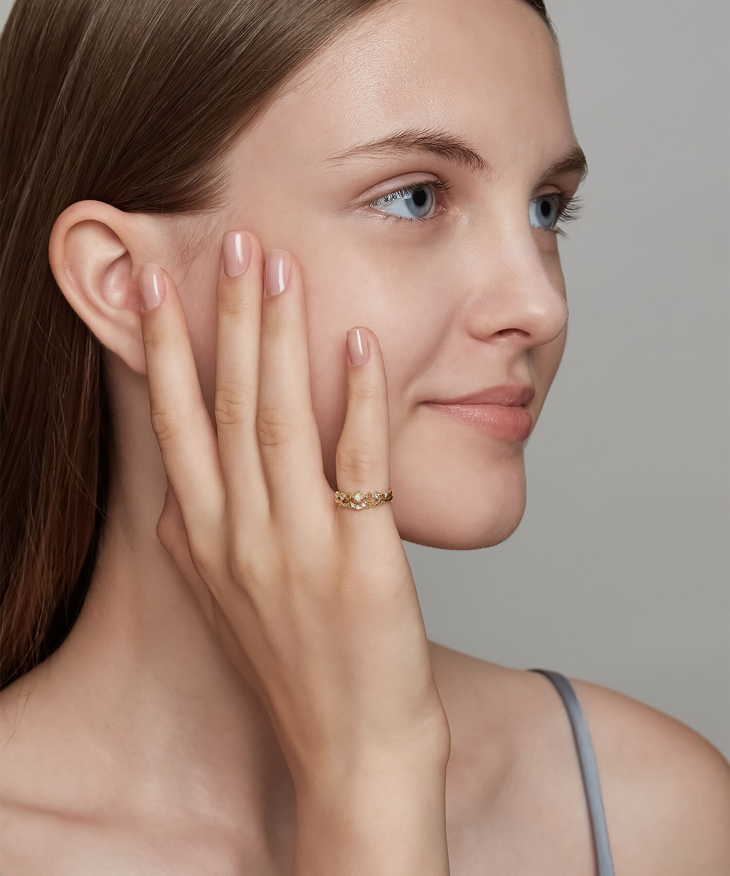 NOJESS「【Pocket RIng】K10オパールピンキーリング」|リング|