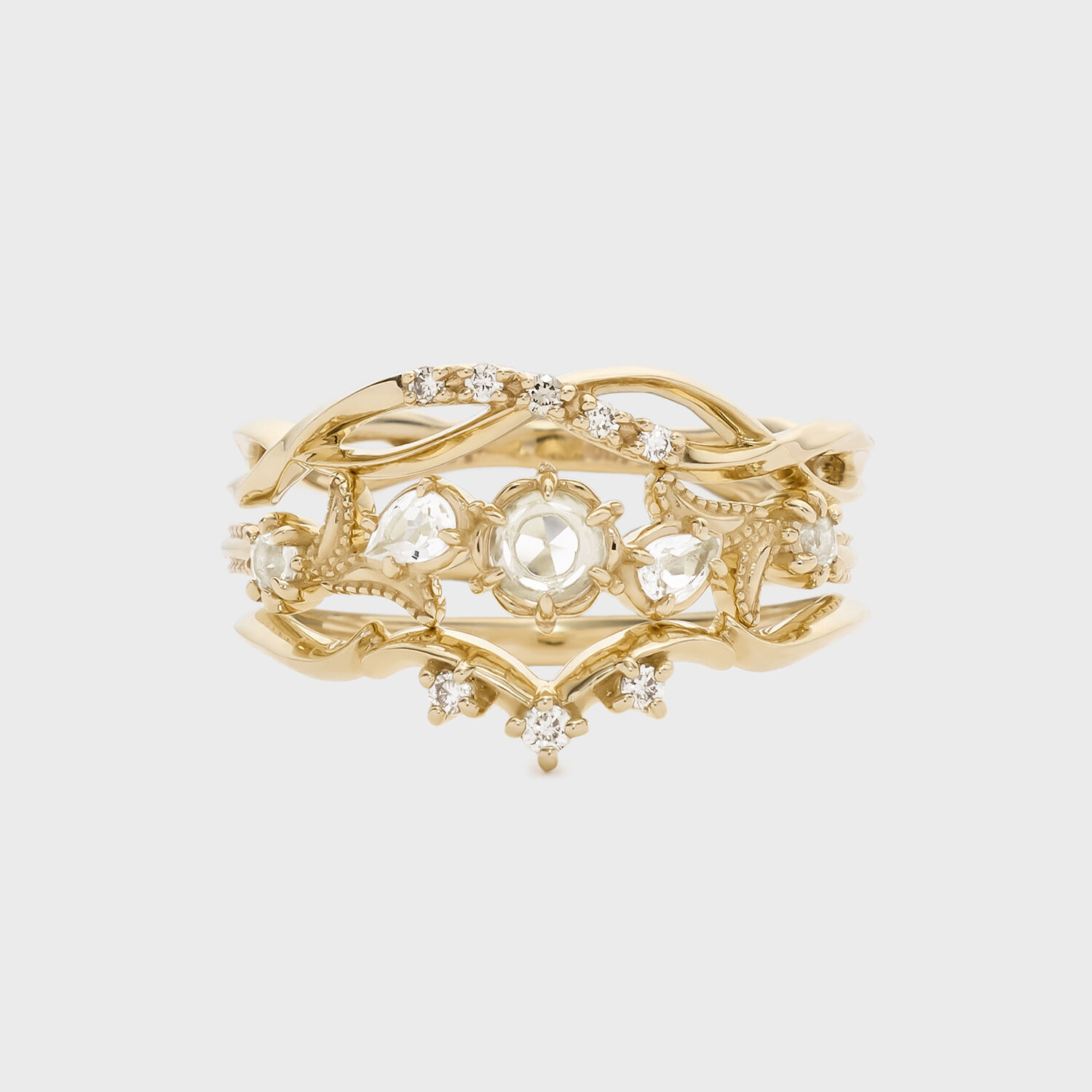 NOJESS「【Pocket Ring】K10ダイヤモンドピンキーリング」|リング|