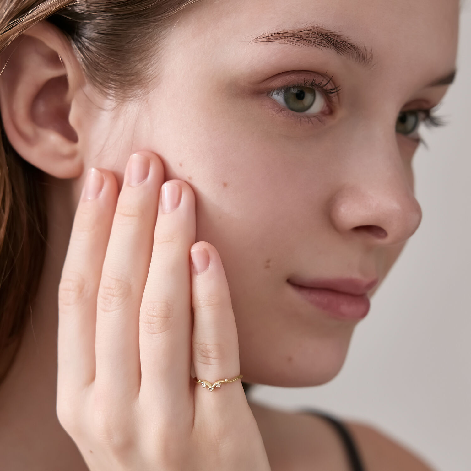 NOJESS「【Pocket Ring】K10ダイヤモンドピンキーリング」|リング|