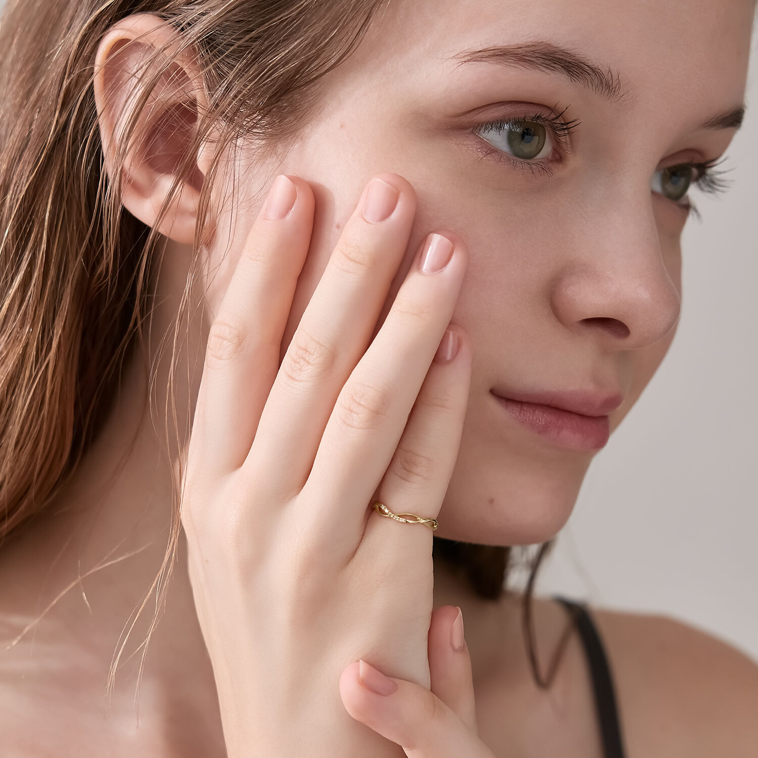 NOJESS「【Pocket Ring】K10ダイヤモンドピンキーリング」|リング|