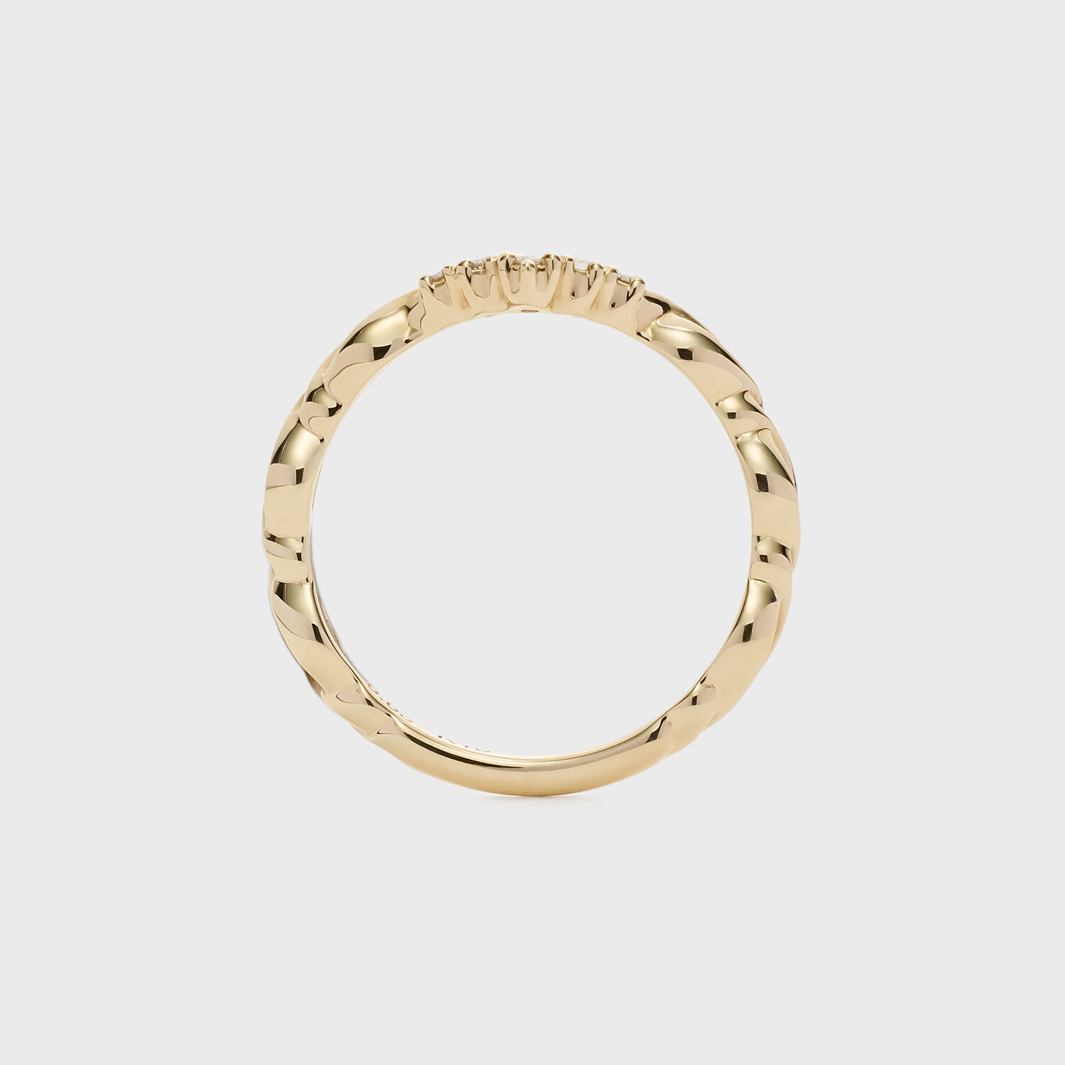 NOJESS「【Pocket Ring】K10ダイヤモンドピンキーリング」|リング|