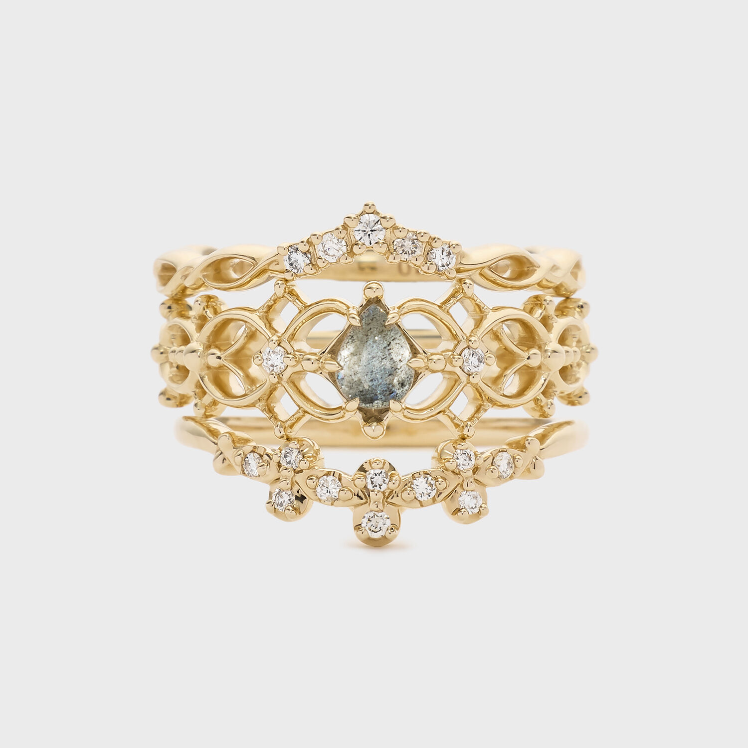 NOJESS「【Pocket Ring】K10ダイヤモンドピンキーリング」|リング|