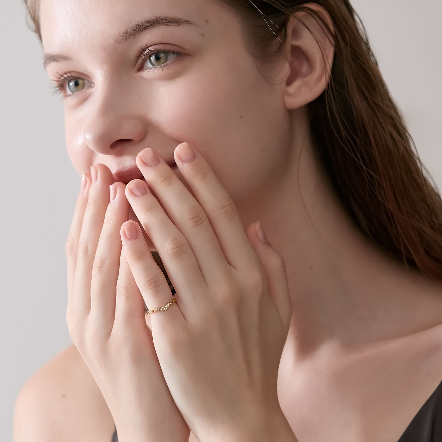 NOJESS「【Pocket Ring】K10ダイヤモンドピンキーリング」|リング|