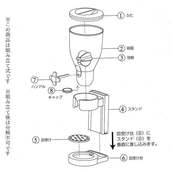 BACKYARD FAMILY「ストッカー 収納 通販 フードディスペンサー フードストッカー 犬 猫 ドッグフード入れ 簡単操作」|食器・キッチングッズ|