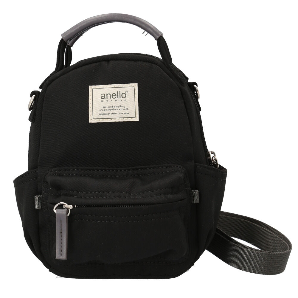BACKYARD FAMILY「アネログランデ ショルダーバッグ GHM0559 通販 anelloGRANDE ショルダーバック」|ショルダー・メッセンジャー|ブラック1