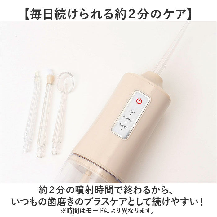 BACKYARD FAMILY「口腔洗浄器 ウォーターフロス 通販 オーラルフレッシュ 口腔洗浄機 水流 歯ブラシ 電動 洗浄」|その他|