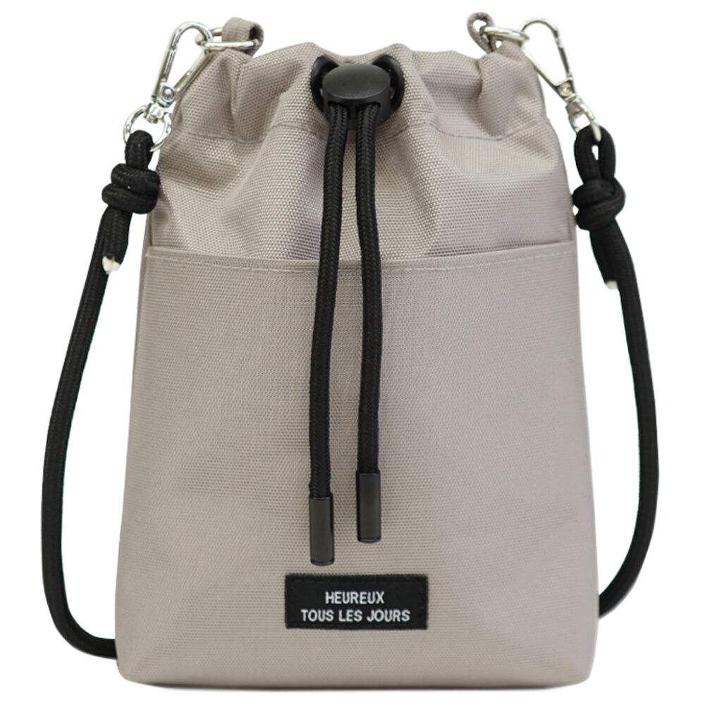 BACKYARD FAMILY「スマホショルダーバッグ 軽い 通販 スマホポーチ スマホ ショルダーバッグ スマートフォン ポーチ」|ショルダー・メッセンジャー|グレー2