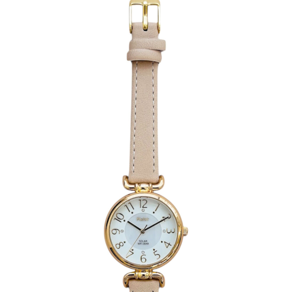 BACKYARD FAMILY「プレジール 腕時計 Plaisir TSS-905 通販 リストウォッチ ソーラーウォッチ」|腕時計|ホワイト1