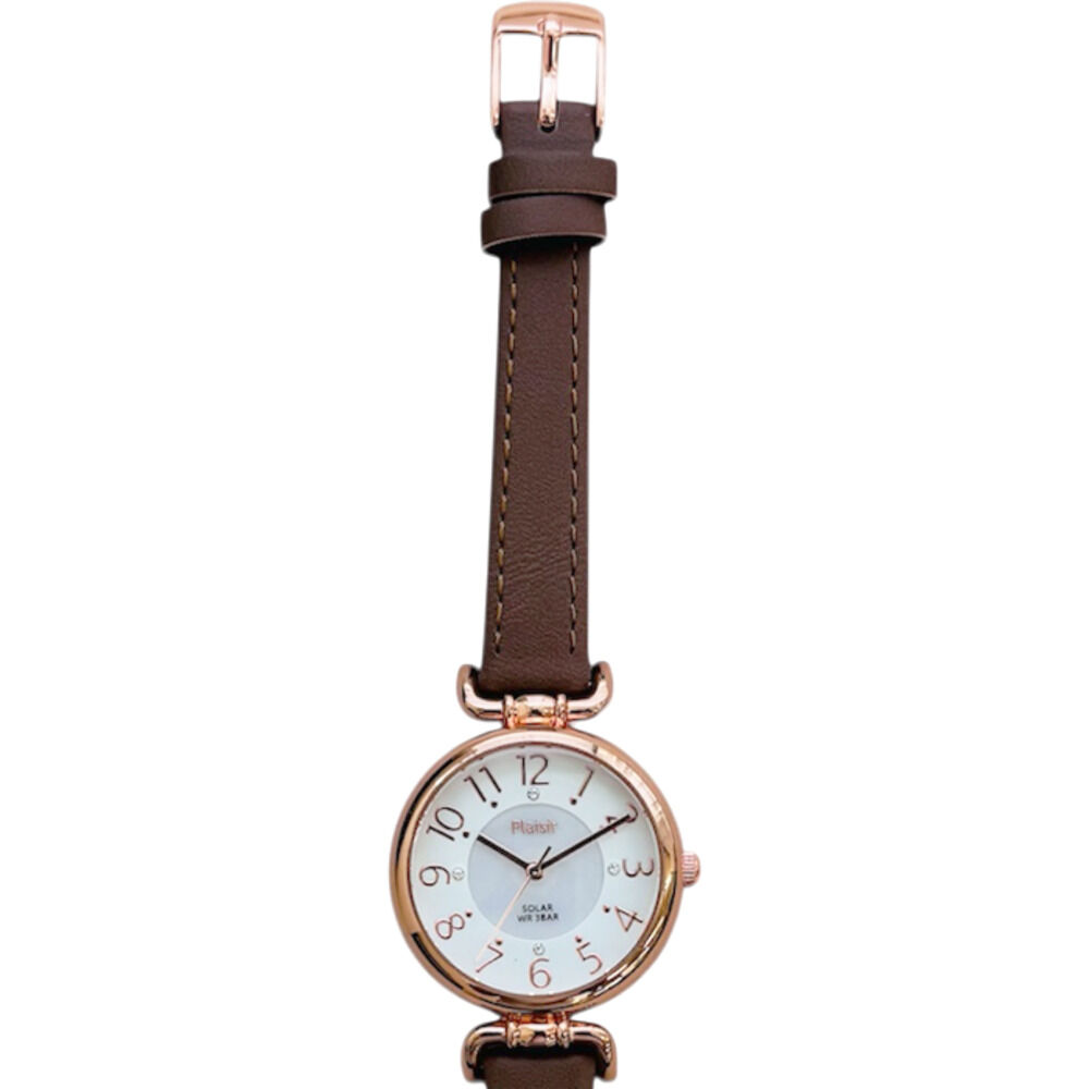 BACKYARD FAMILY「プレジール 腕時計 Plaisir TSS-905 通販 リストウォッチ ソーラーウォッチ」|腕時計|ブラウン1