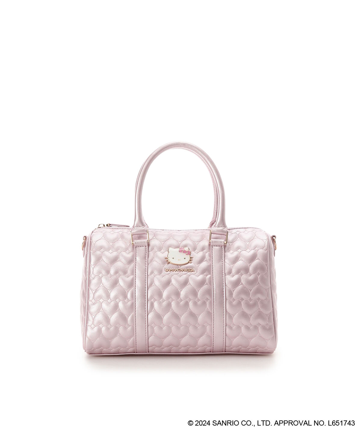 Samantha Vega「「ハローキティ」50周年記念コレクションボストンバッグ」|ハンドバッグ|ピンク