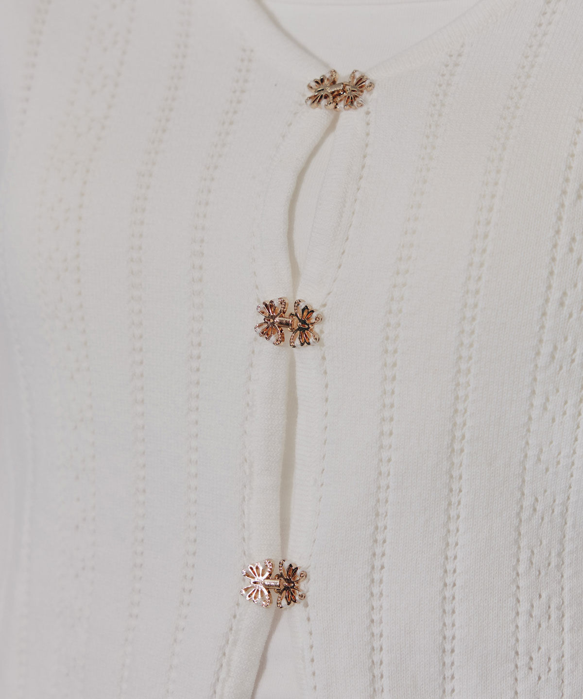 REDYAZEL「バタフライホックニットカーディガン」|カーディガン|