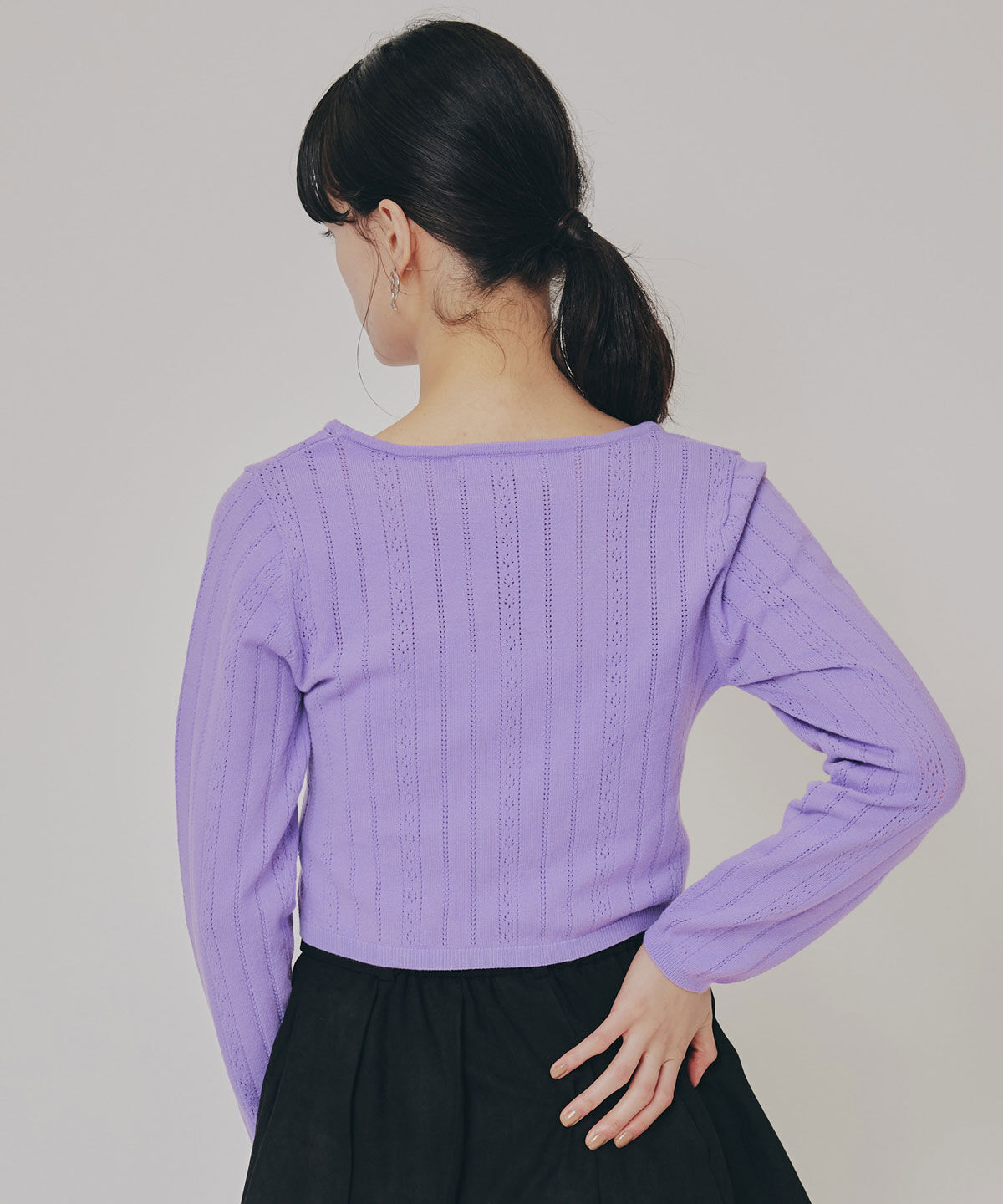 REDYAZEL「バタフライホックニットカーディガン」|カーディガン|