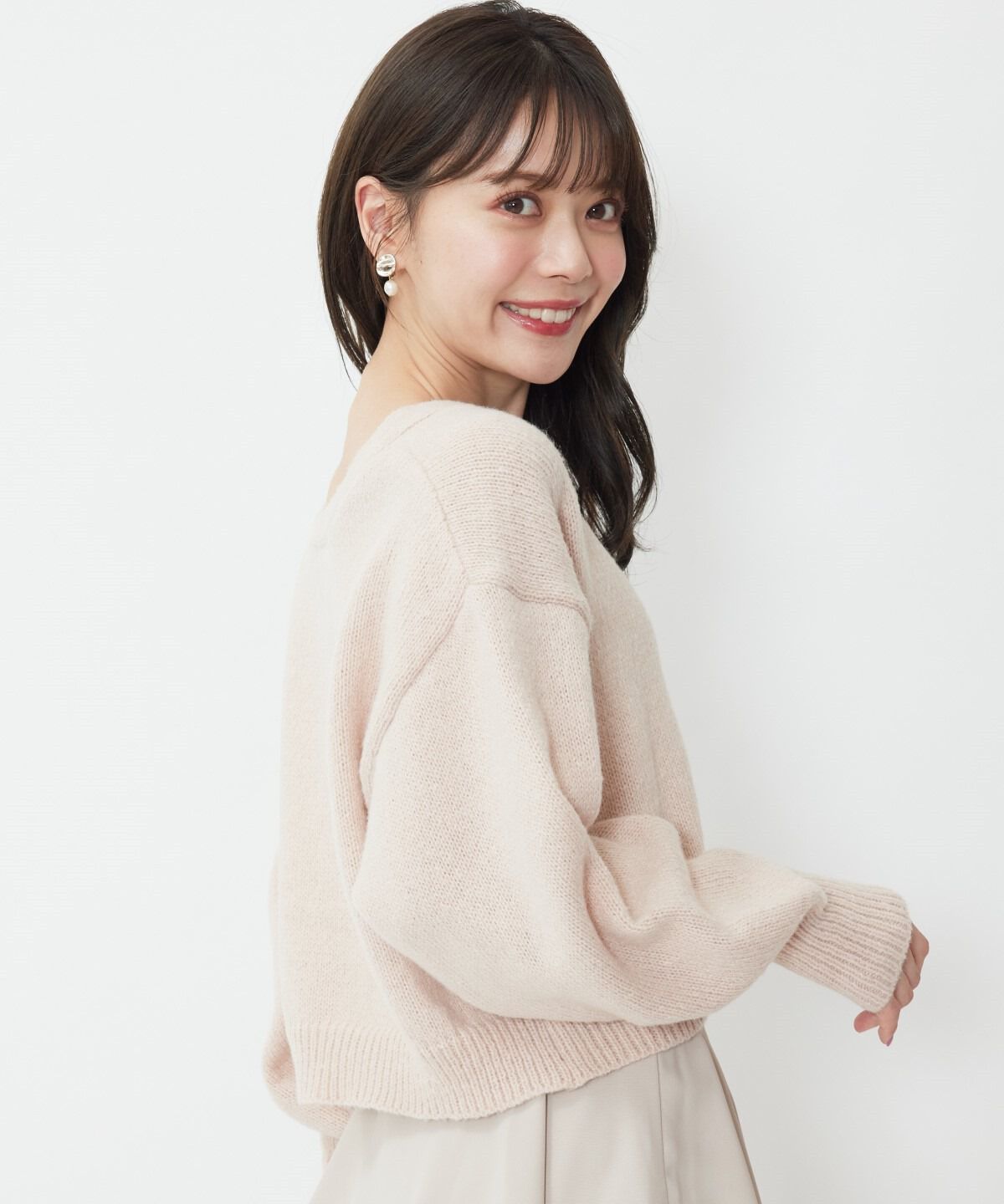 WILLSELECTION「ビジュー釦カーディガン」|カーディガン|