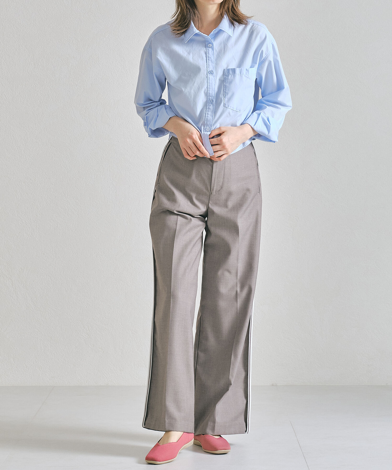 ORiental TRaffic「【洗濯OK】 ニットパンプス /R-3215 軽量 フラット ニット 通気性 柔らかい」|パンプス|