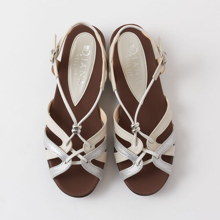 ダイアナウェルフィット「【DIANA WELLFIT】　モールドウェッジサンダル　KW53650」|サンダル|