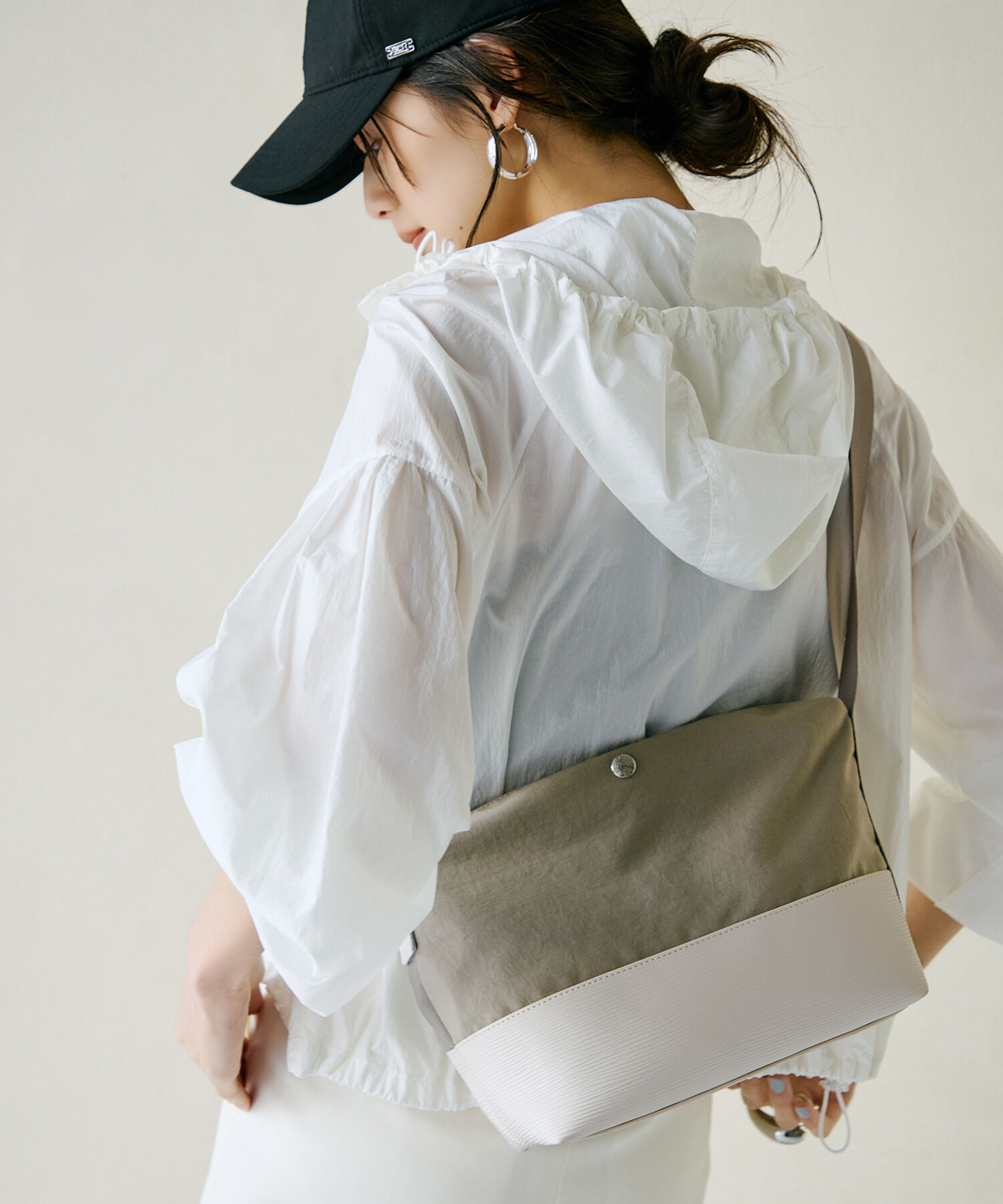 TOPKAPI BREATH「【Breath TOPKAPI】RIPPLE リプル リンクル ナイロン ミニ ショルダーバッグ」|ショルダー・メッセンジャー|