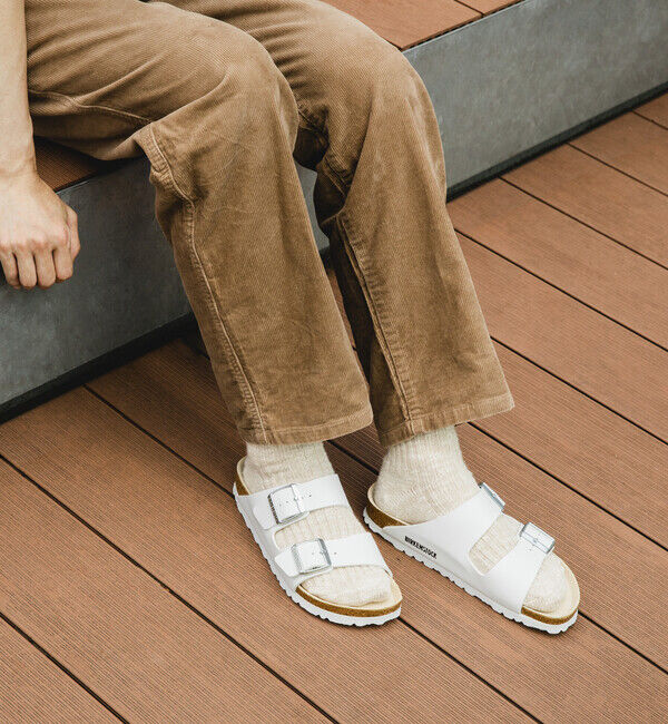 BIRKENSTOCK「【ビルケンシュトック】アリゾナ/ホワイト ビルコフロー/サンダル メンズ レディース」|サンダル|