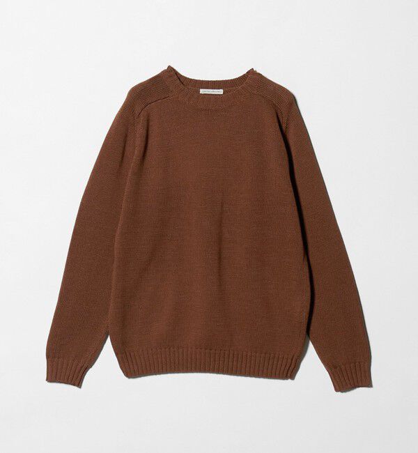 UNITED ARROWS「テープヤーン 天竺編み  クルーネック サマーニット」|ニット・セーター|MD.BROWN