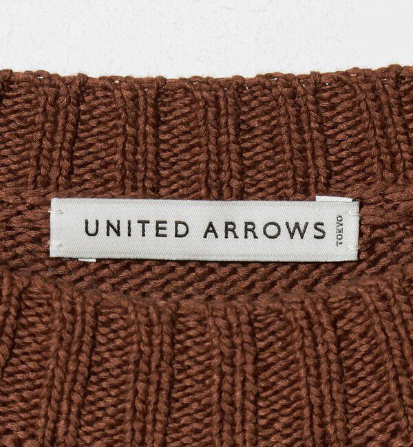 UNITED ARROWS「テープヤーン 天竺編み  クルーネック サマーニット」|ニット・セーター|