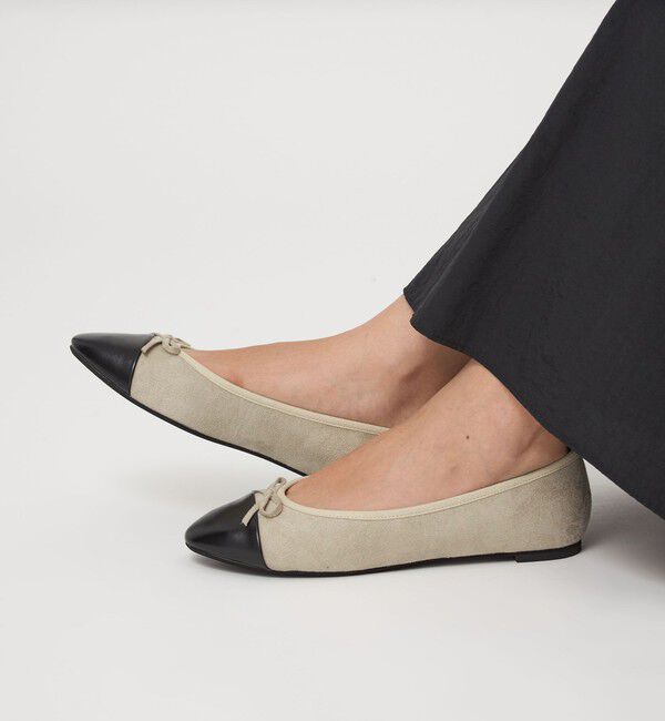 UNITED ARROWS green label relaxing「ラウンド バレエシューズ 撥水」|パンプス|