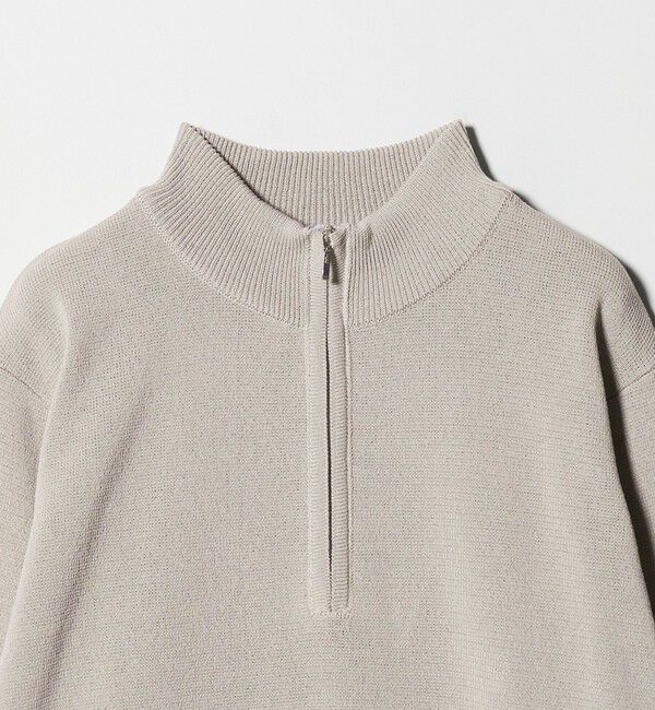 UNITED ARROWS green label relaxing「＜gim＞25F H/MLN ハーフジップ プルオーバー ニット -ウォッシャブル-」|ニット・セーター|