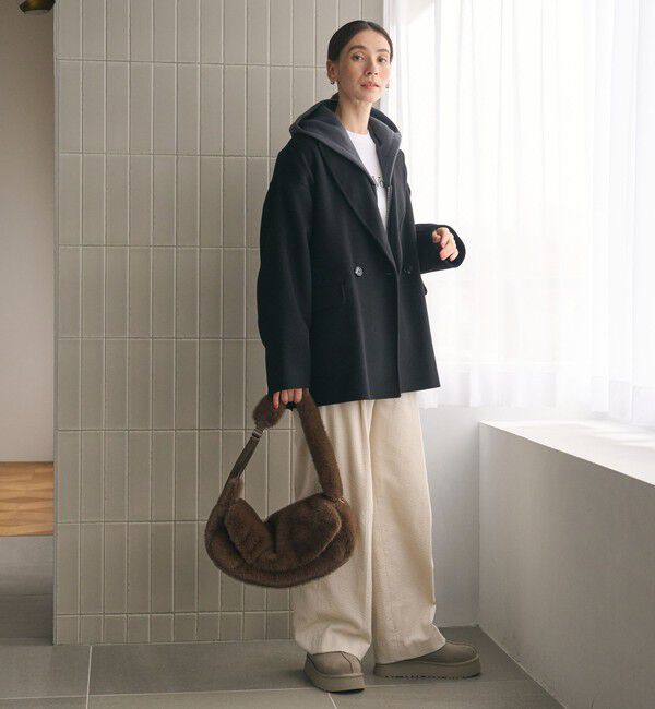 BEAUTY & YOUTH リバーテーラードミドルコート　XS BEAUTY&YOUTH UNITED ARROWS｜リバー テーラード ミドルコート