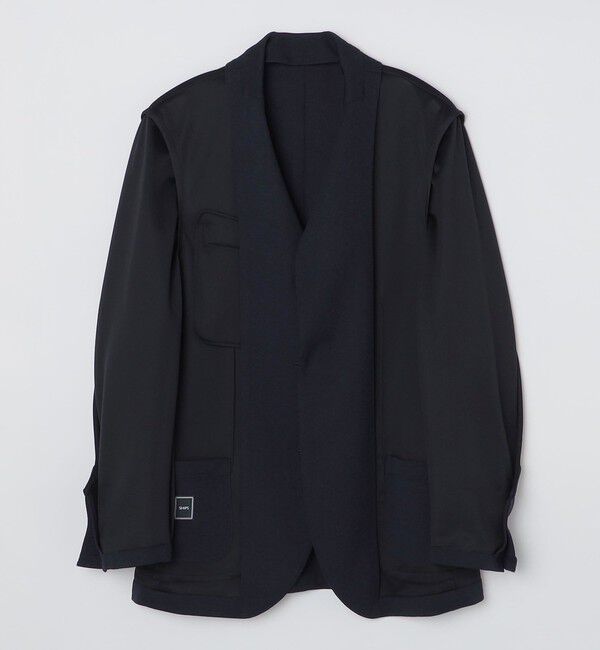 SHIPS「SHIPS:＜洗濯可能 ＞ ジャージー シャツ ジャケット」|テーラードジャケット|