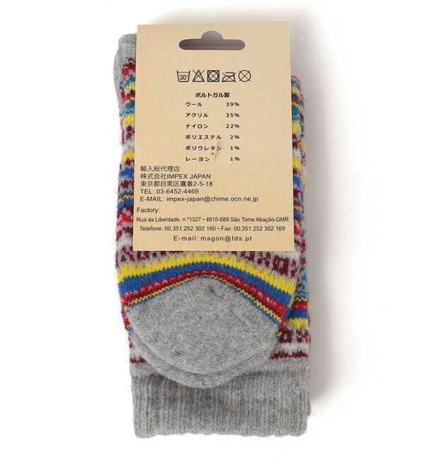 SHIPS any「H FOOT WEAR: フェアアイル ソックス」|ソックス|