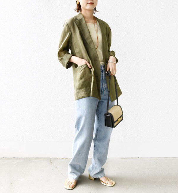 SHIPS for women「〈手洗い可能〉ラミー シアー ジャケット」|テーラードジャケット|