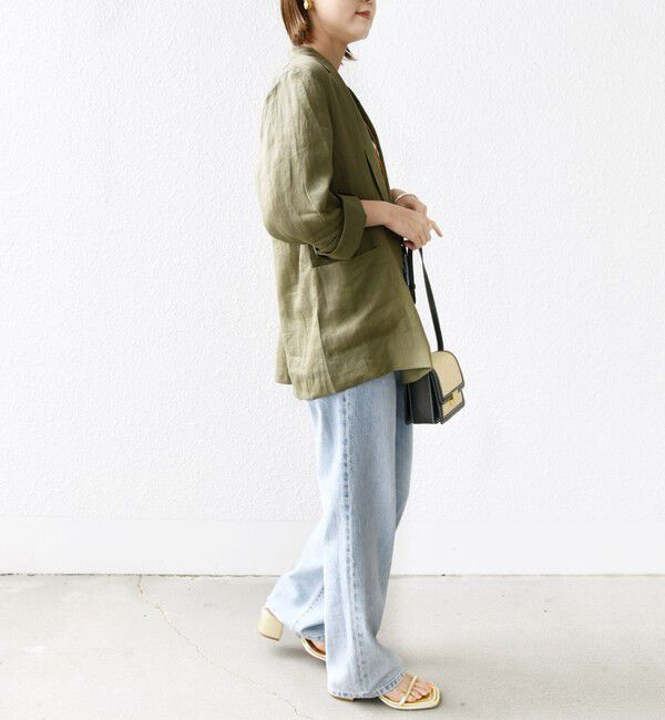 SHIPS for women「〈手洗い可能〉ラミー シアー ジャケット」|テーラードジャケット|