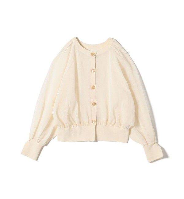 SHIPS for women「〈手洗い可能〉2WAY シアー カーディガン」|カーディガン|