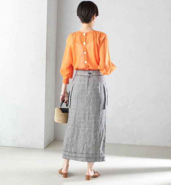 SHIPS for women「〈手洗い可能〉2WAY シアー カーディガン」|カーディガン|