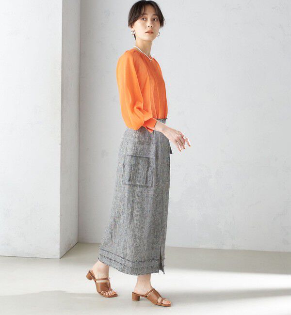 SHIPS for women「〈手洗い可能〉2WAY シアー カーディガン」|カーディガン|