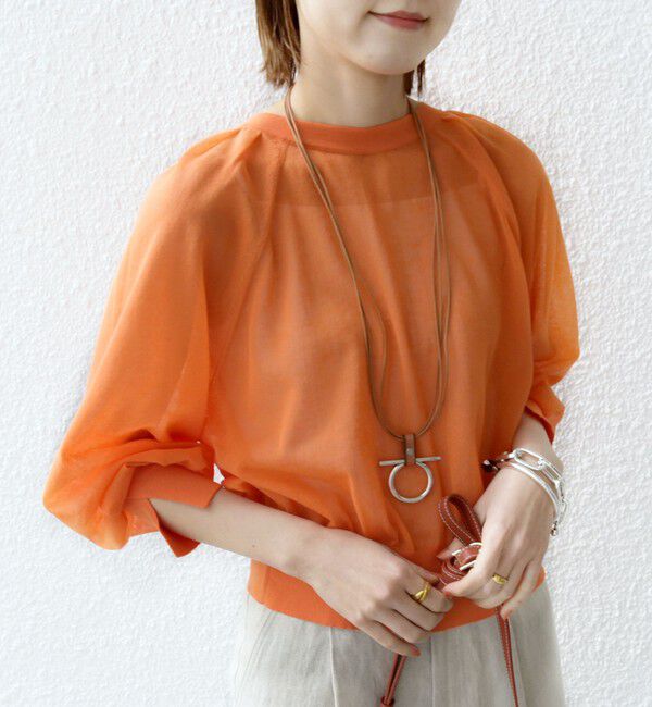 SHIPS for women「〈手洗い可能〉2WAY シアー カーディガン」|カーディガン|