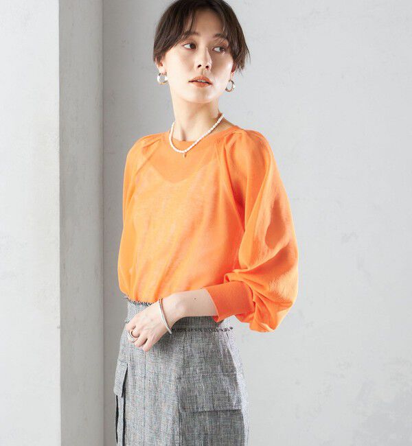 SHIPS for women「〈手洗い可能〉2WAY シアー カーディガン」|カーディガン|