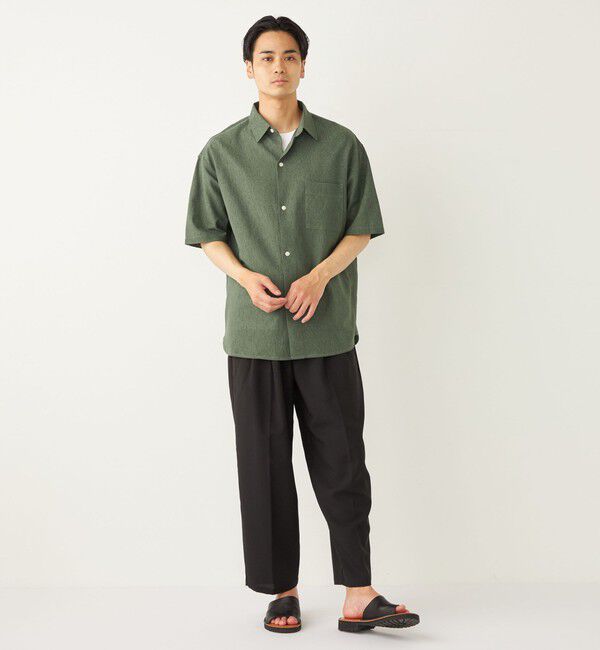 SHIPS Colors 「SHIPS Colors:ポリトロ ワイド テーパード イージーパンツ(セットアップ対応可能)」|その他|