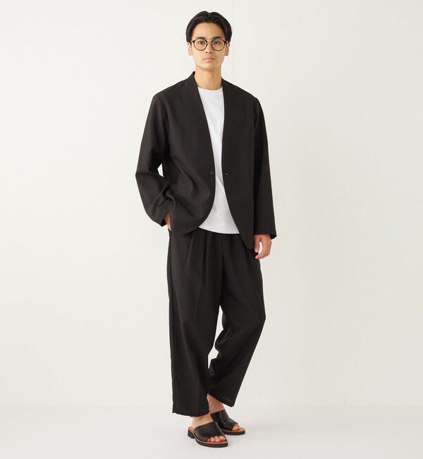 SHIPS Colors 「SHIPS Colors:ポリトロ ワイド テーパード イージーパンツ(セットアップ対応可能)」|その他|