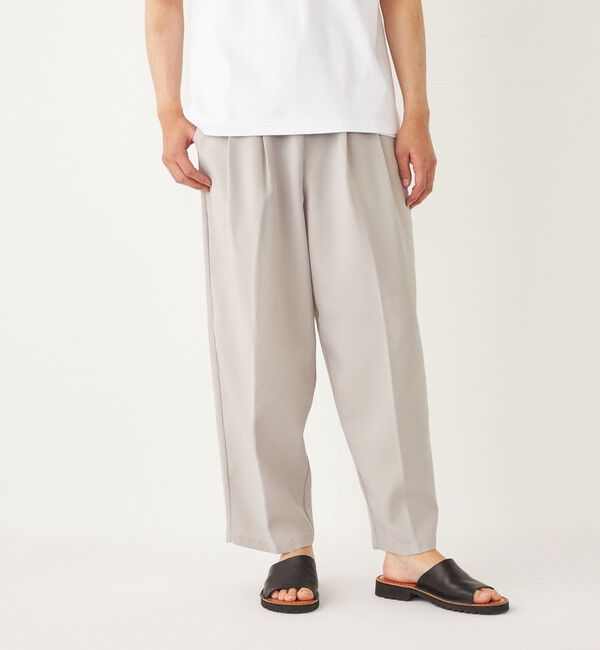 SHIPS Colors 「SHIPS Colors:ポリトロ ワイド テーパード イージーパンツ(セットアップ対応可能)」|その他|