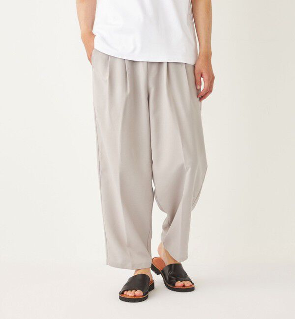 SHIPS Colors 「SHIPS Colors:ポリトロ ワイド テーパード イージーパンツ(セットアップ対応可能)」|その他|